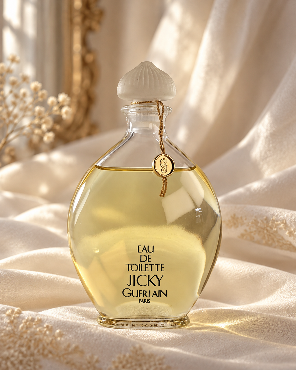 Vintage Guerlain Jicky Eau de Toilette 100ml – Flacon Goutte Shell Stopper French Perfume