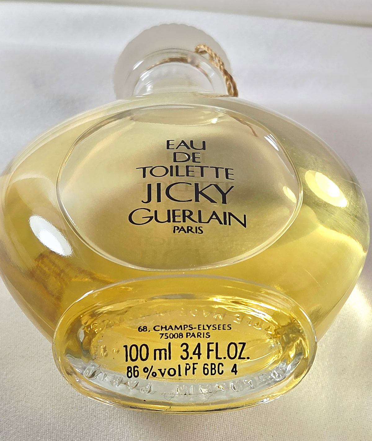 Vintage Guerlain Jicky Eau de Toilette 100ml – Flacon Goutte Shell Stopper French Perfume