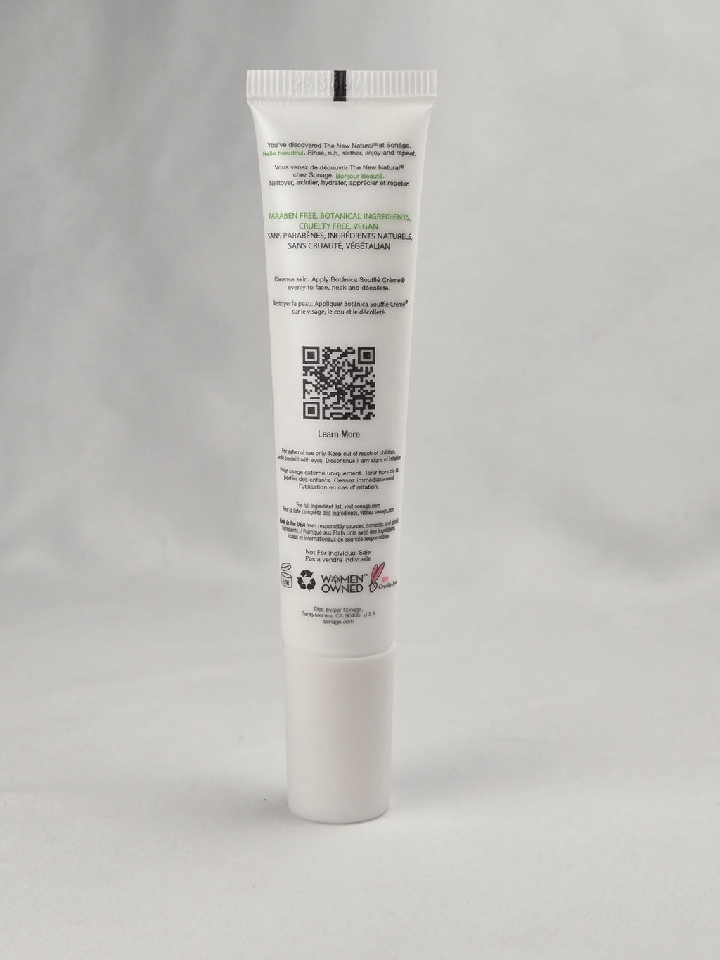 Sonäge Botánica Soufflé Crème Hydrate & Glow Moisturizer 15ml Botanical Face Cream