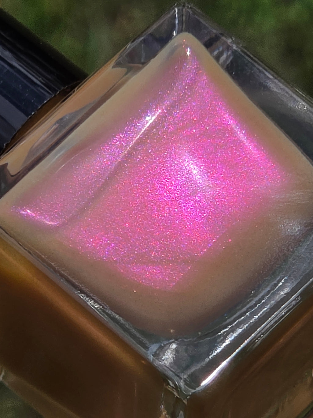 Arachide Jellification - Purple Red Shimmer Peanut Butter Tan Nail Polish | Liquid Krystal Co Handmade Indie Lacquer