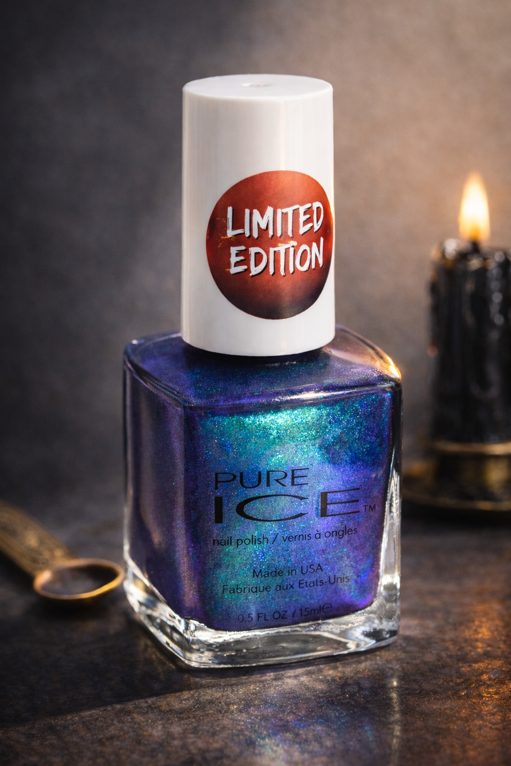 Pure Ice “Coffin Break” Limited Edition Nail Polish – Iridescent Teal Purple Duochrome