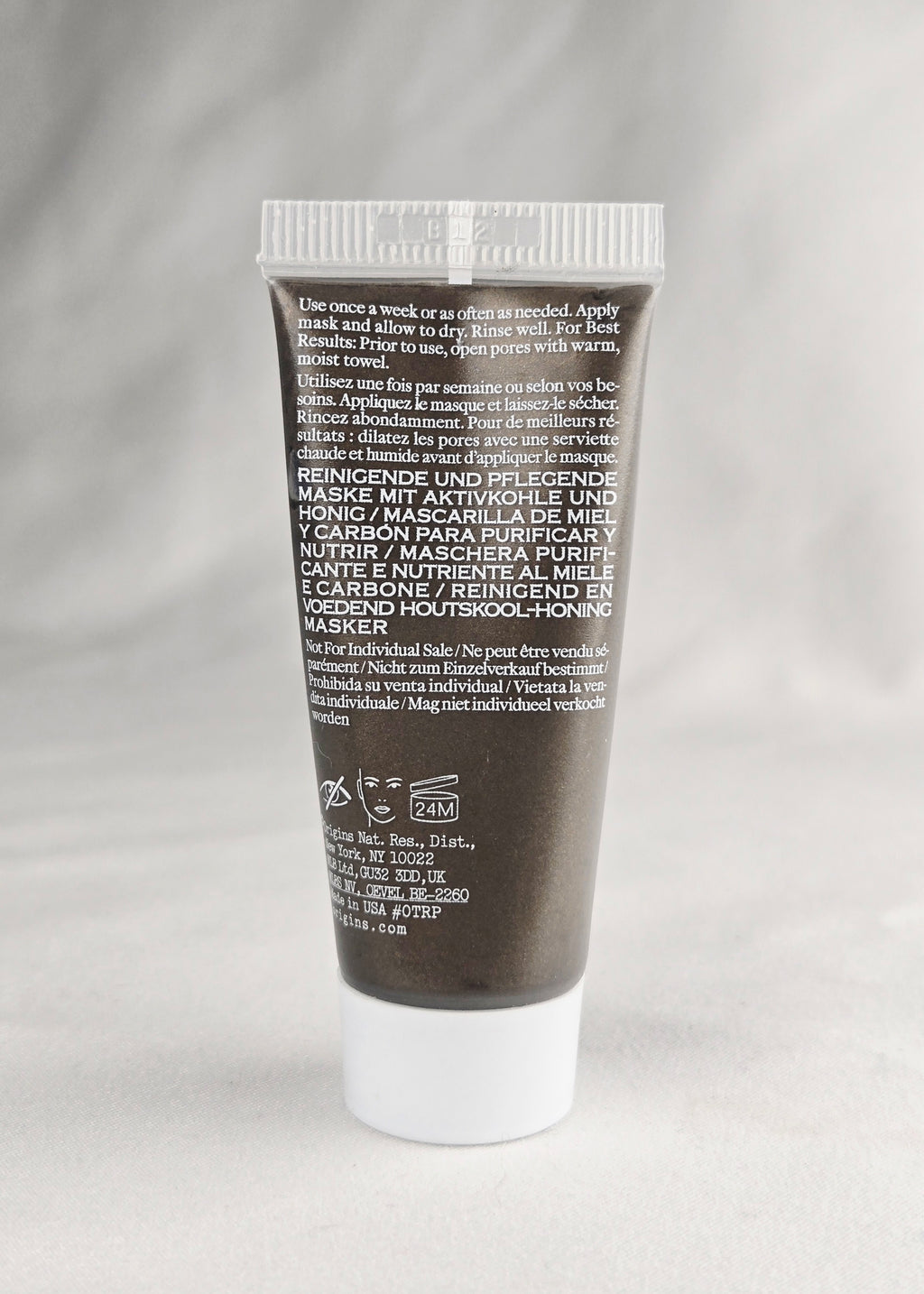 Origins Clear Improvement™ Charcoal Honey Mask to Purify & Nourish 0.5 oz — Detoxifying & Hydrating Treatment