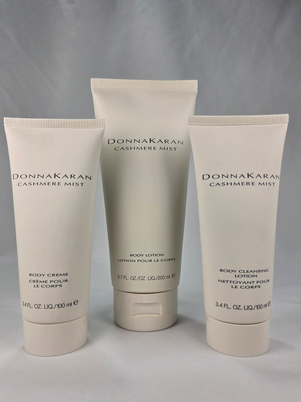 Donna Karan Cashmere Mist 3 Pc Body Care Set Lotion Creme Wash New Unused
