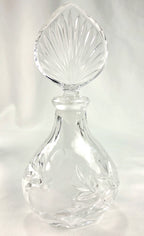 Princess House 24% Lead Crystal Vanity Set – West Germany Perfume Bottle, Trinket Box & Tray