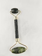Natural Jade Facial Roller Dual-Ended Heavy Green Jade Face Massage Tool