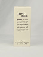 Philosophy Fresh Cream Eau de Toilette Spray 15 ml / 0.5 oz – Warm Vanilla Cream Fragrance