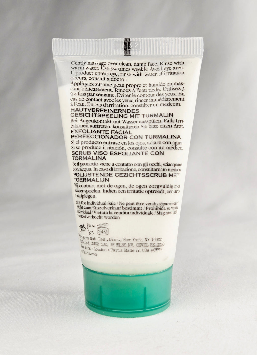 Origins Checks and Balances™ Polishing Face Scrub with Tourmaline 1 oz — Gentle Exfoliating Cleanser for Smooth, Balanced Skin