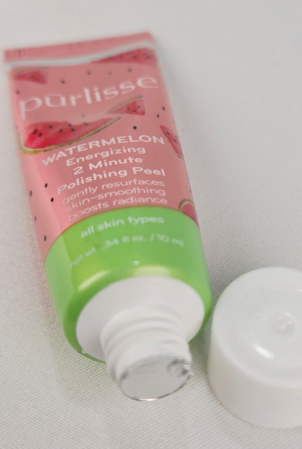 Purlisse Watermelon Energizing 2 Minute Polishing Peel Mini 10ml Sealed