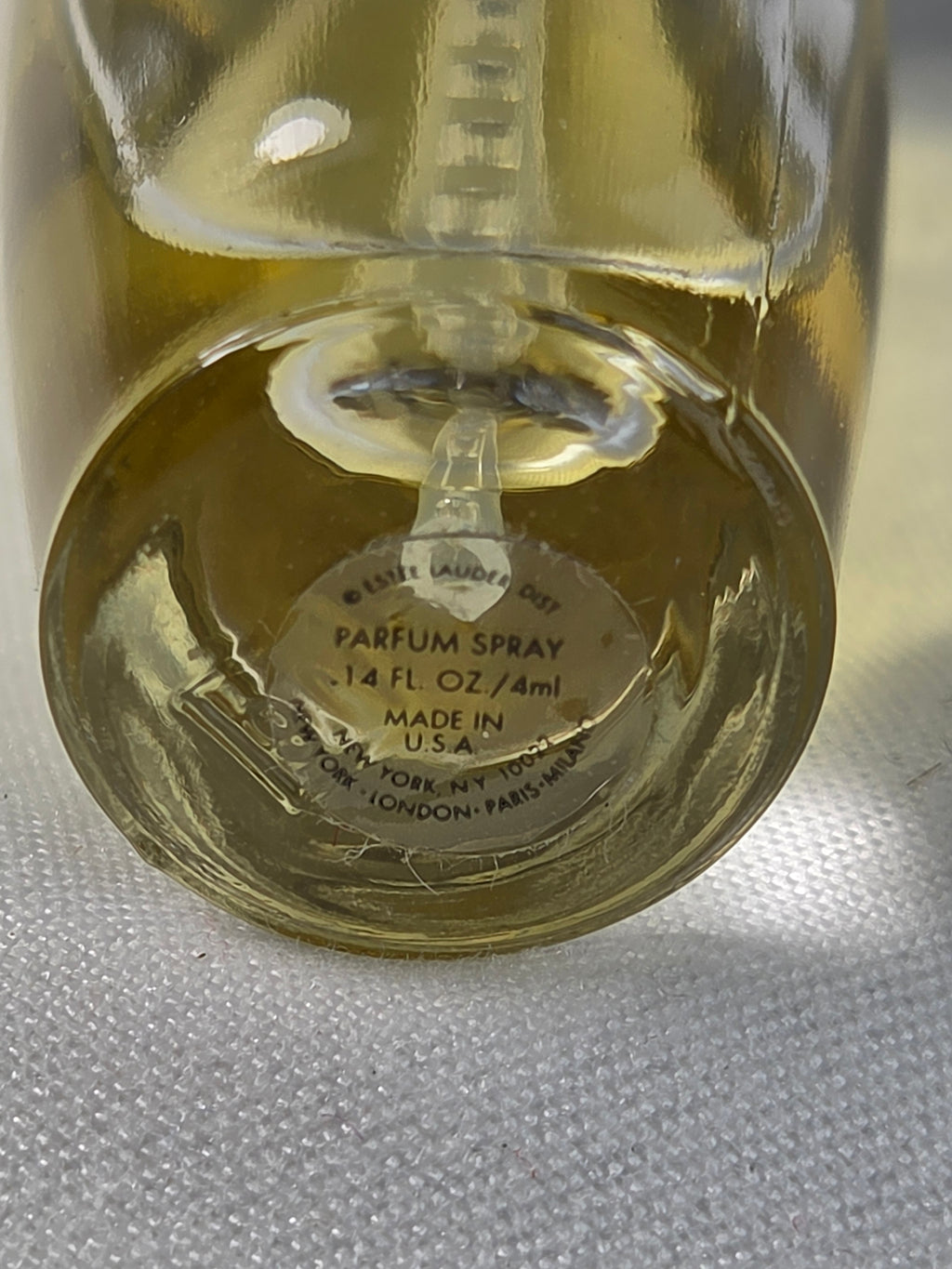 Estée Lauder Pleasures Eau de Parfum Mini Vintage Perfume Bottle Silver Cap