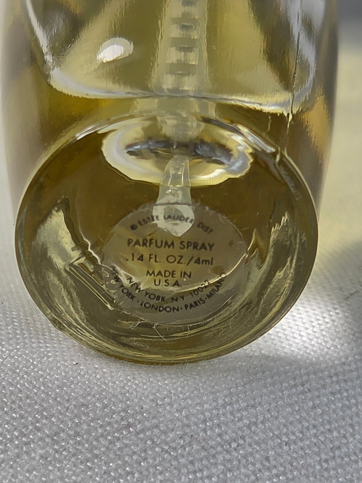 Estée Lauder Pleasures Eau de Parfum Mini Vintage Perfume Bottle Silver Cap