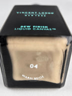 Vincent Longo Vintage Dew Finish Liquid Canvas Primer Foundation 04 Warm Beige New Old Stock w/ Box