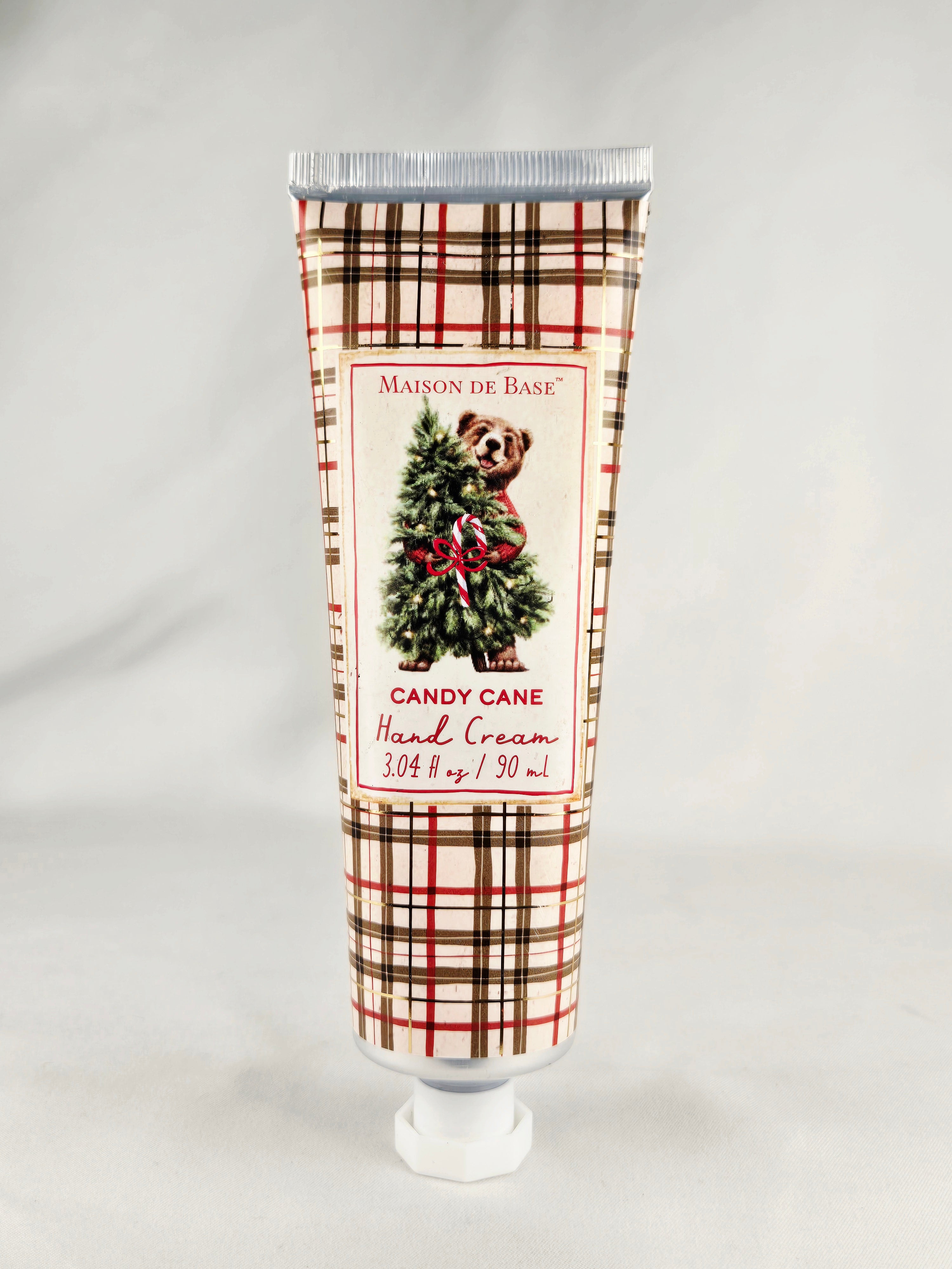 Maison de Base Candy Cane Hand Cream 3.04 oz Holiday Hand Lotion