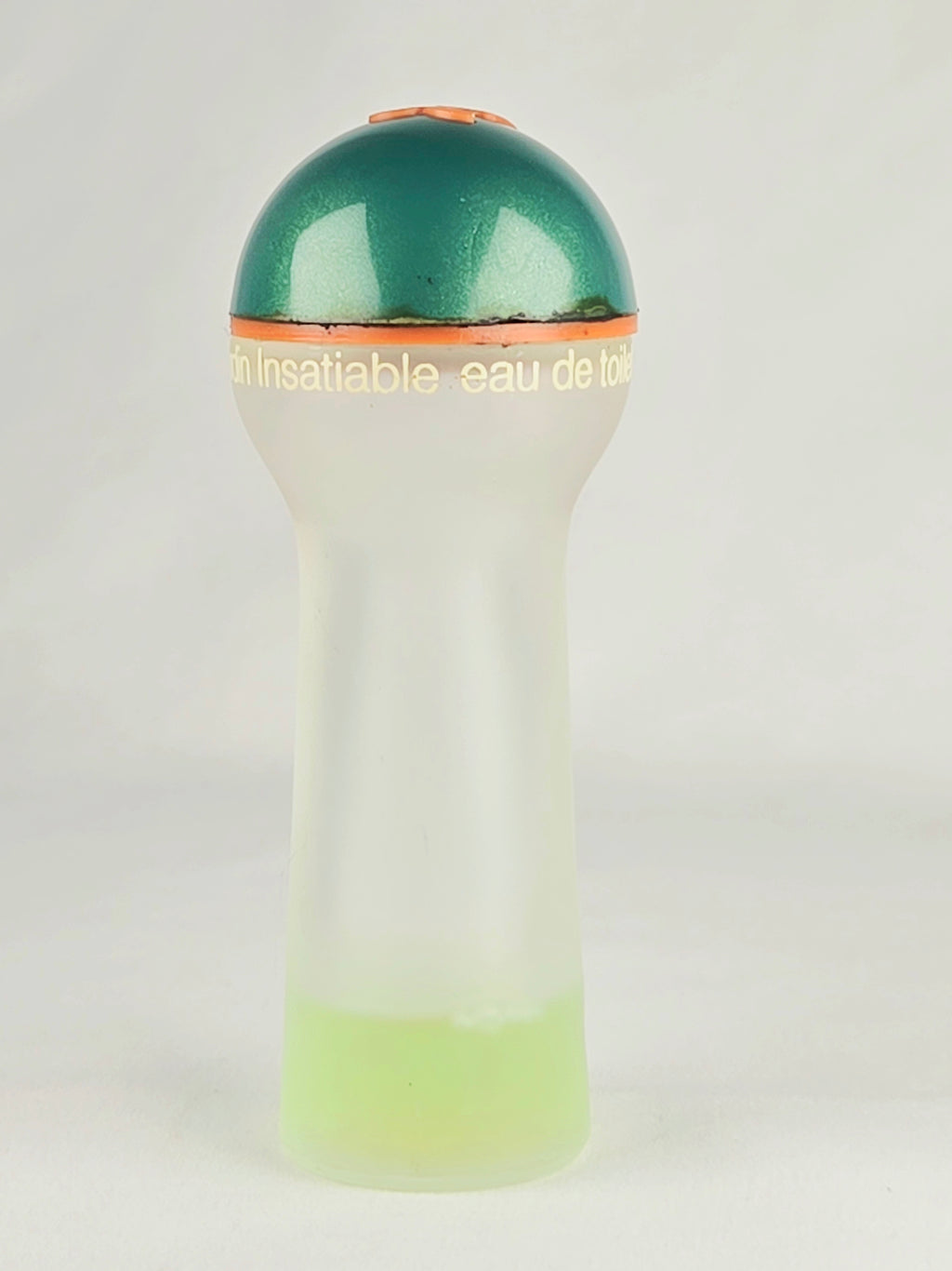 Pierre Cardin Vintage Insatiable Eau de Toilette Frosted Bottle Green Cap Designer Perfume