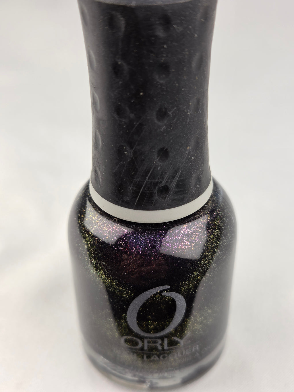 ORLY Out of This World Nail Lacquer 40082 Pool Holo Black Gold Purple Shimmer Rare Collectible