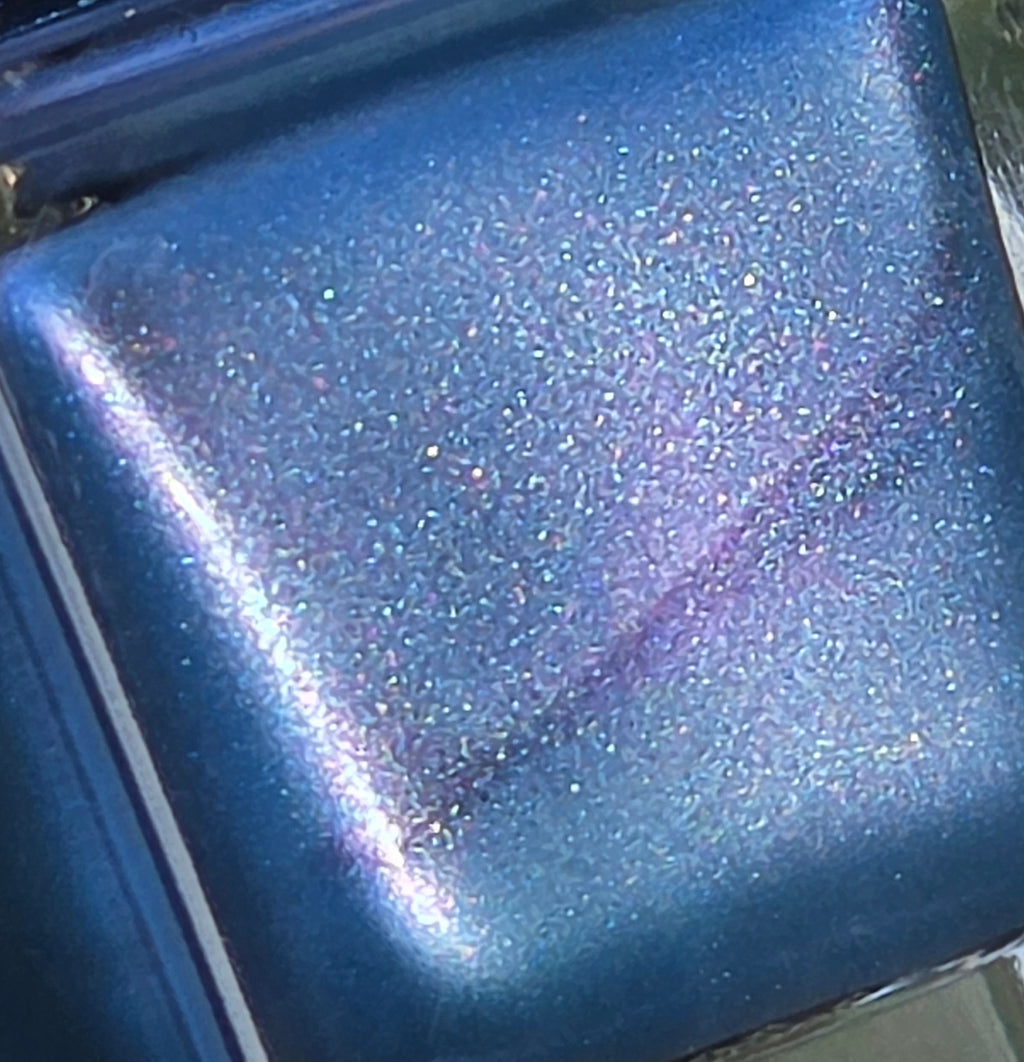 Astratide – Metallic Blue Nail Polish | Celestial Shimmer | Handmade Indie Nail Lacquer | Liquid Krystal Co. Prototype