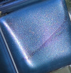Astratide – Metallic Blue Nail Polish | Celestial Shimmer | Handmade Indie Nail Lacquer | Liquid Krystal Co. Prototype