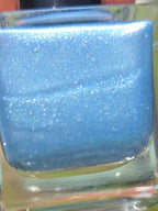 SKYLUME Icy Sky Blue Frost Shimmer Nail Polish | Liquid Krystal Co.