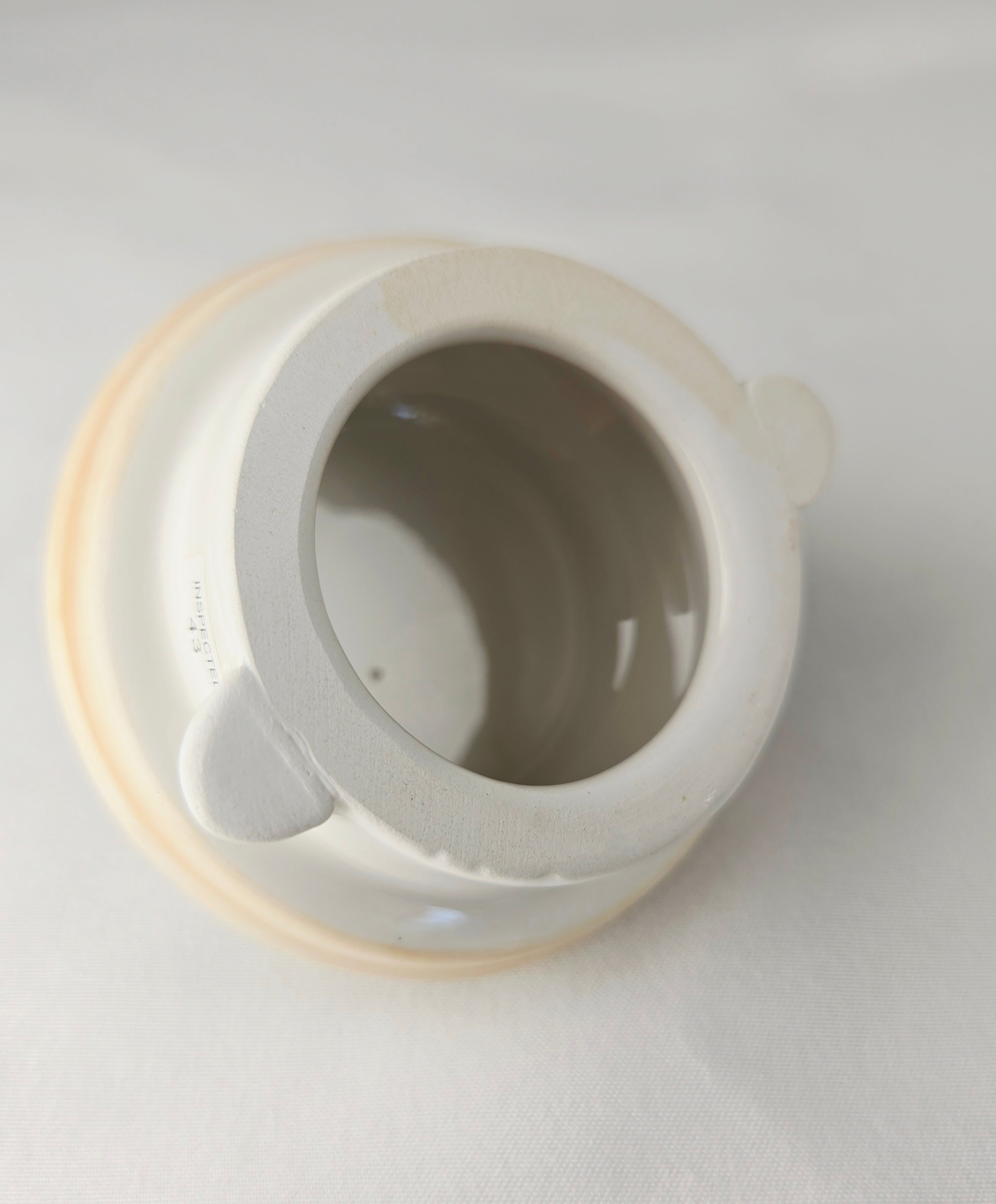 Barnes & Noble Café Floral Teapot & Matching Cup Set | Hand-Painted Stoneware |Cottage Café Style