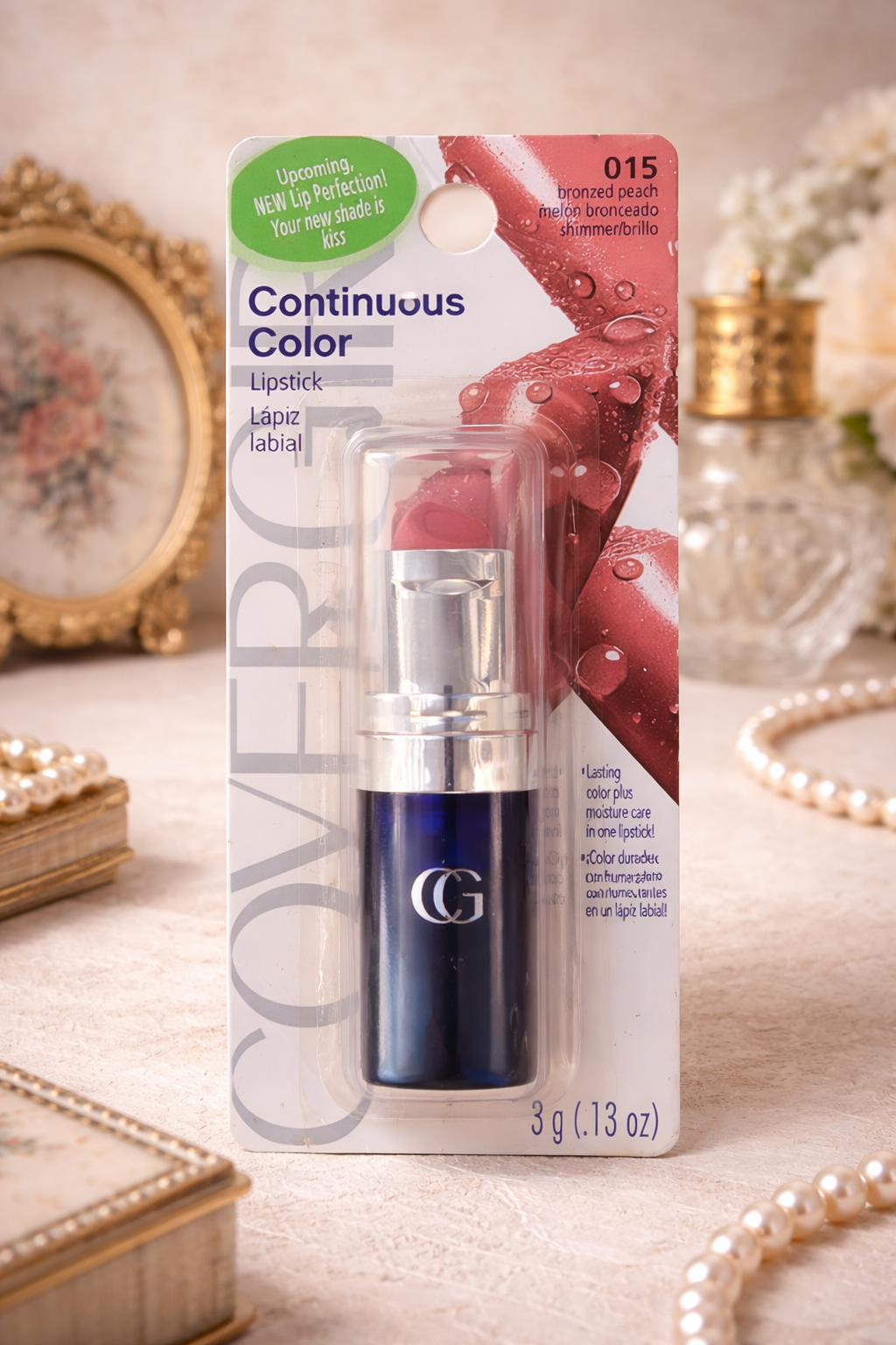 CoverGirl Vintage Continuous Color Lipstick No. 015 “Bronzed Peach”