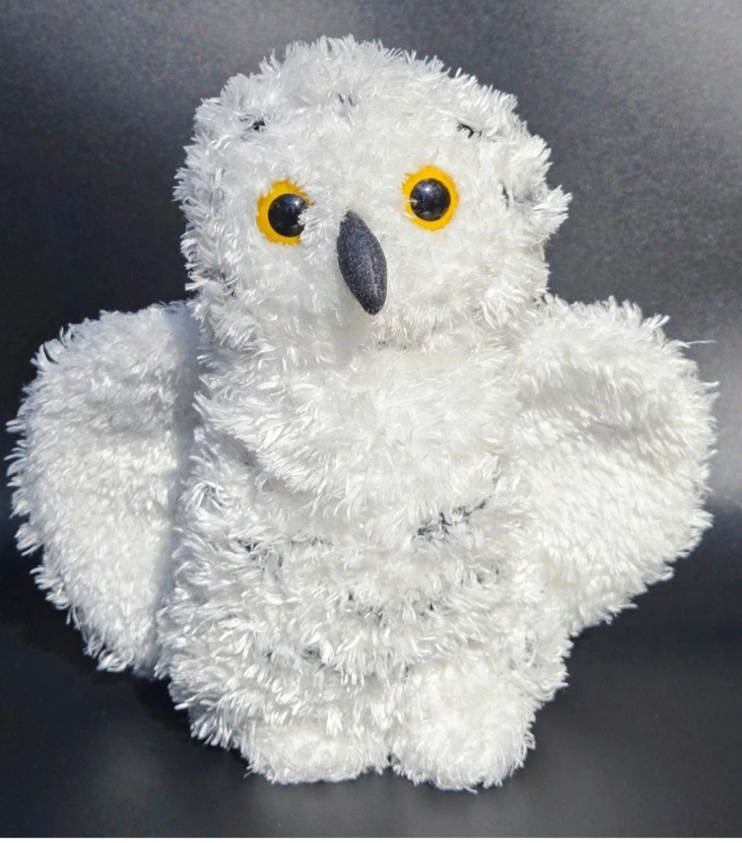 Douglas Snowy Owl Plush Stuffed Animal White Owl Cuddle Toy Yellow Eyes Soft