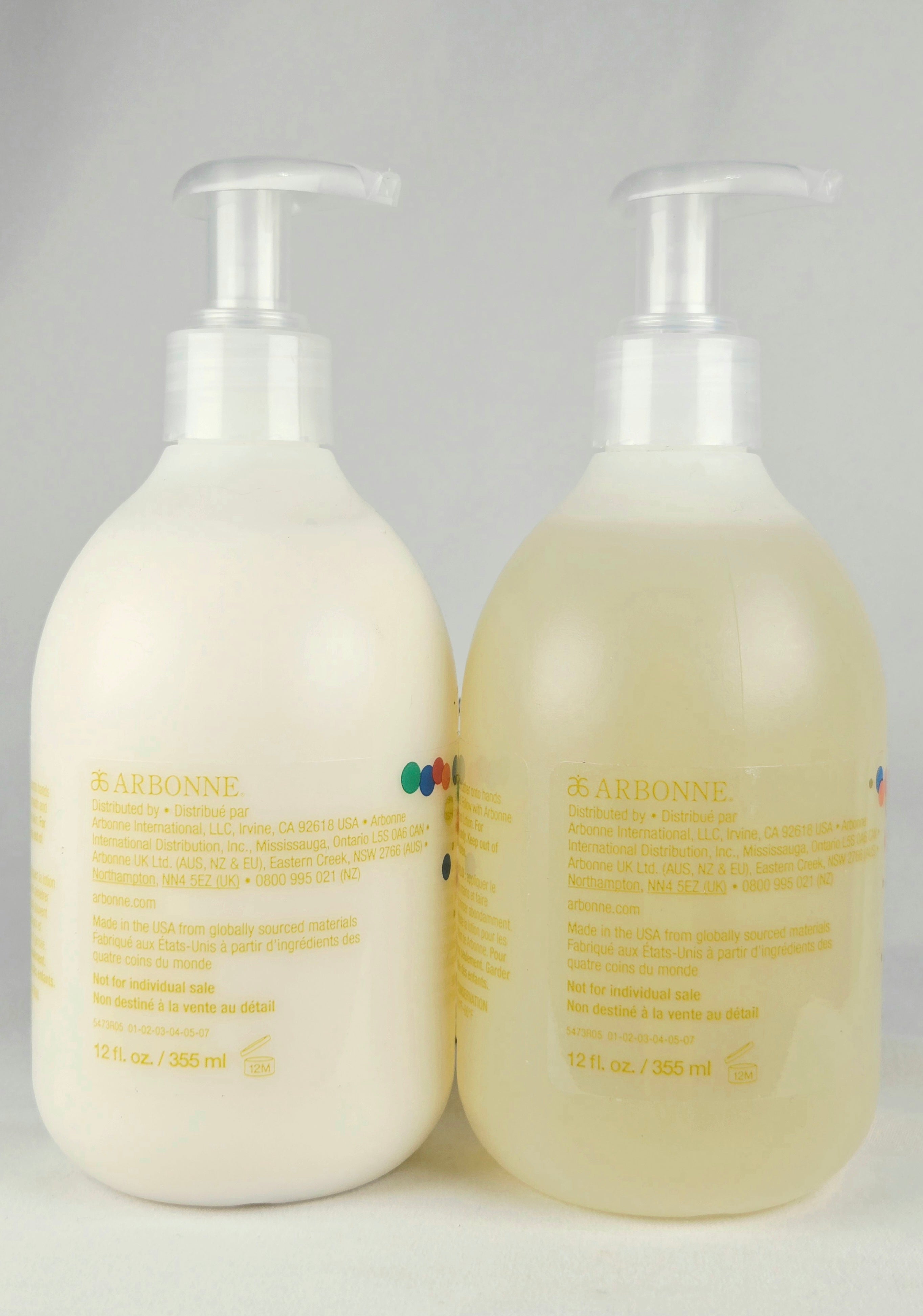 Arbonne MerryMint Hand Wash & Hand Lotion Set with Metal Caddy Holiday Edition Peppermint Duo