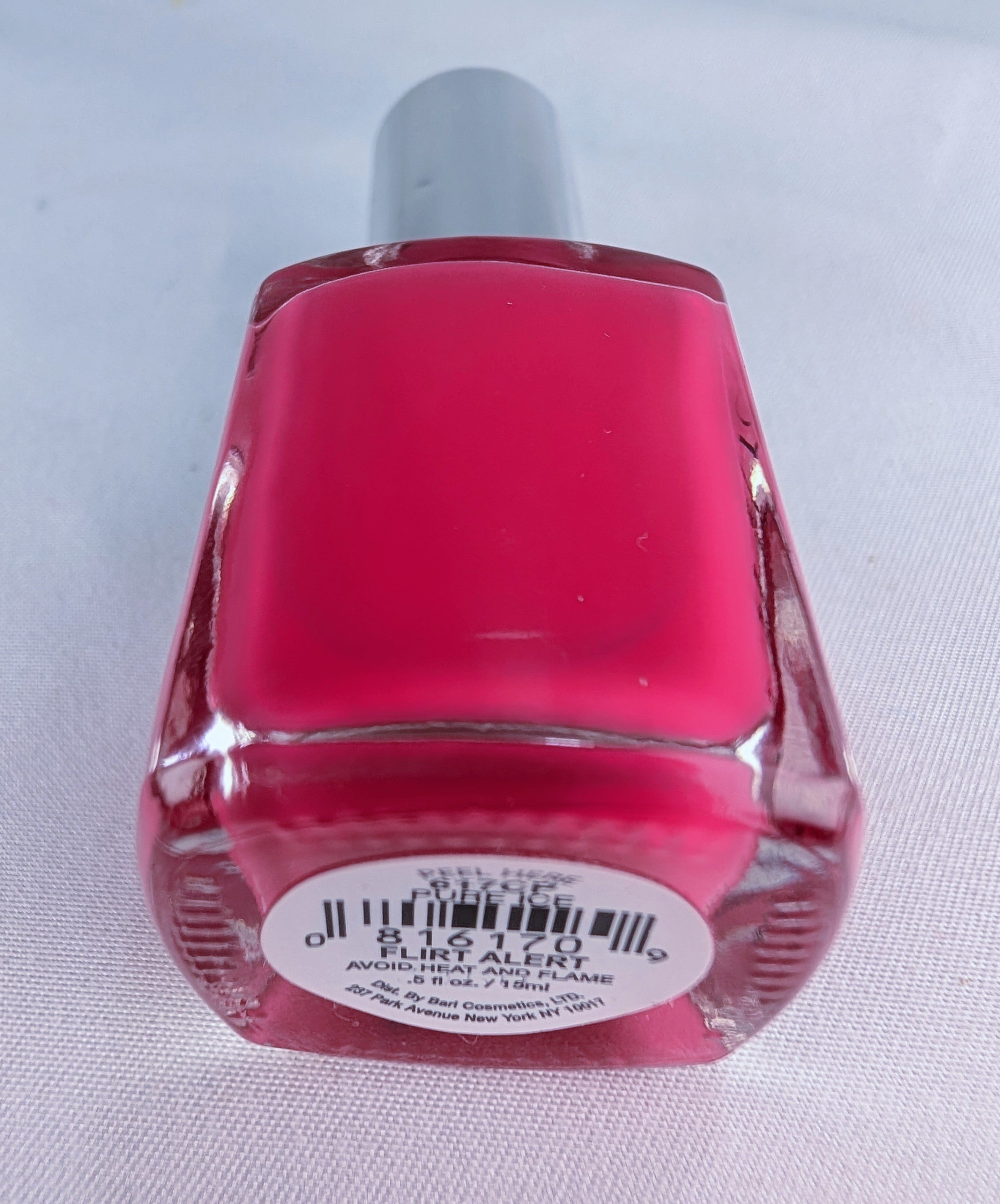 Pure Ice Flirt Alert Nail Polish 0.5 oz Bright Neon Pink Nail Lacquer Y2K Beauty