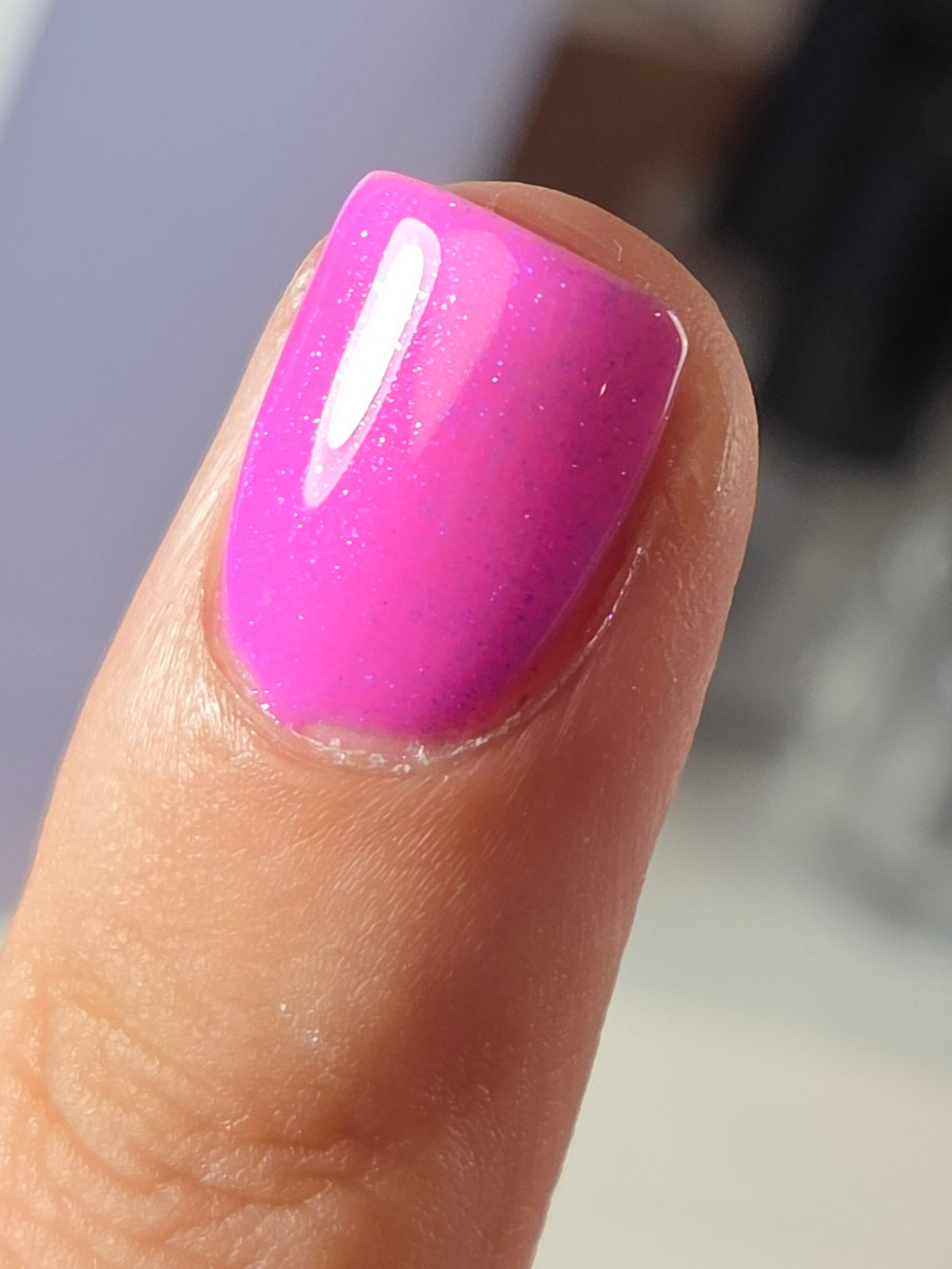 Floxflash – Bright Fuchsia Pink Violet Shimmer Handmade Indie Nail Lacquer | Liquid Krystal Co.