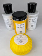 Acqua di Parma Colonia Luxury Travel Bath Set Soap Lotion Conditioner Bath Salts