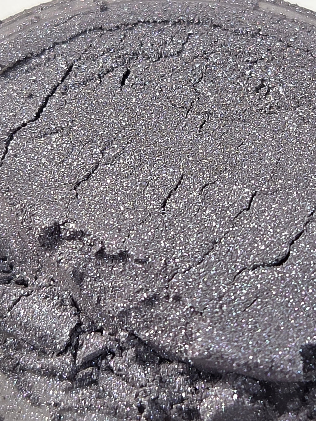 BareMinerals Eyecolor Loose Powder Eyeshadow - Vanity Collectible - “Black Ice” – Cool Tone Satin Grey Pigment (0.02 oz)