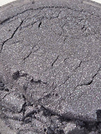 BareMinerals Eyecolor Loose Powder Eyeshadow - Vanity Collectible - “Black Ice” – Cool Tone Satin Grey Pigment (0.02 oz)