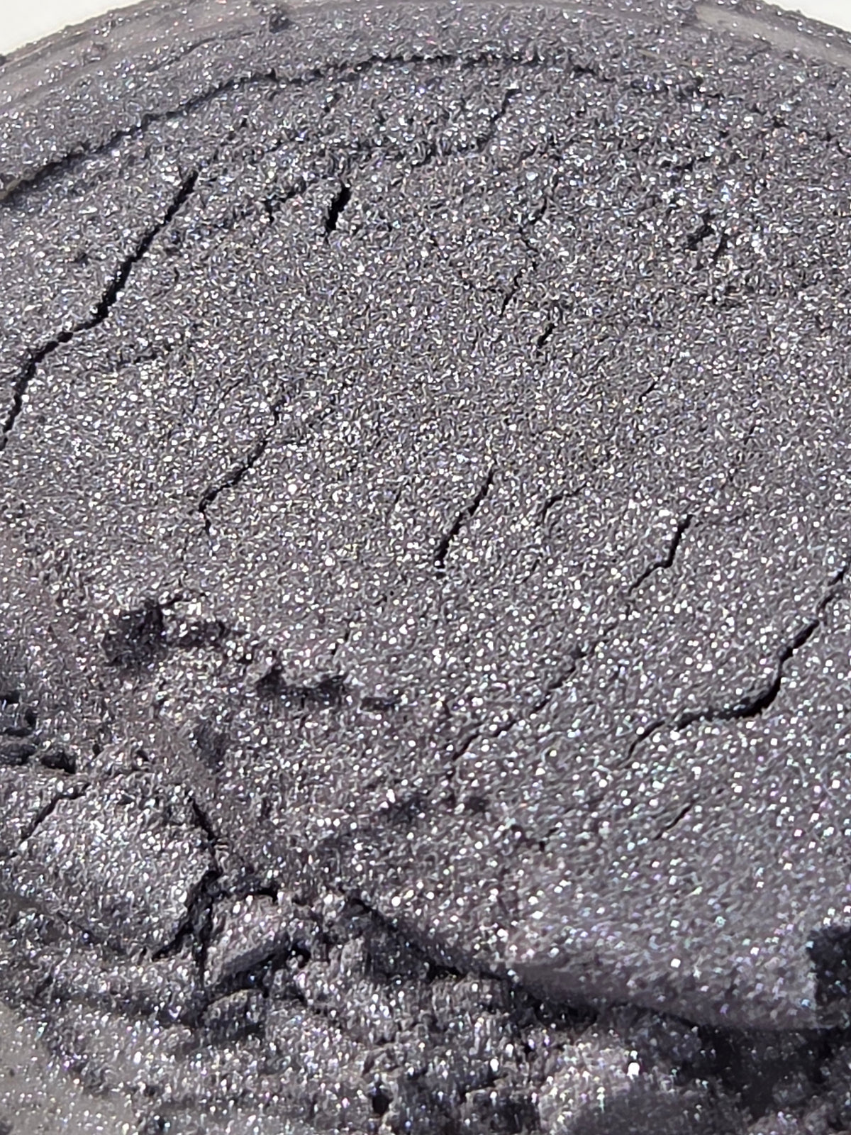BareMinerals Eyecolor Loose Powder Eyeshadow - Vanity Collectible - “Black Ice” – Cool Tone Satin Grey Pigment (0.02 oz)