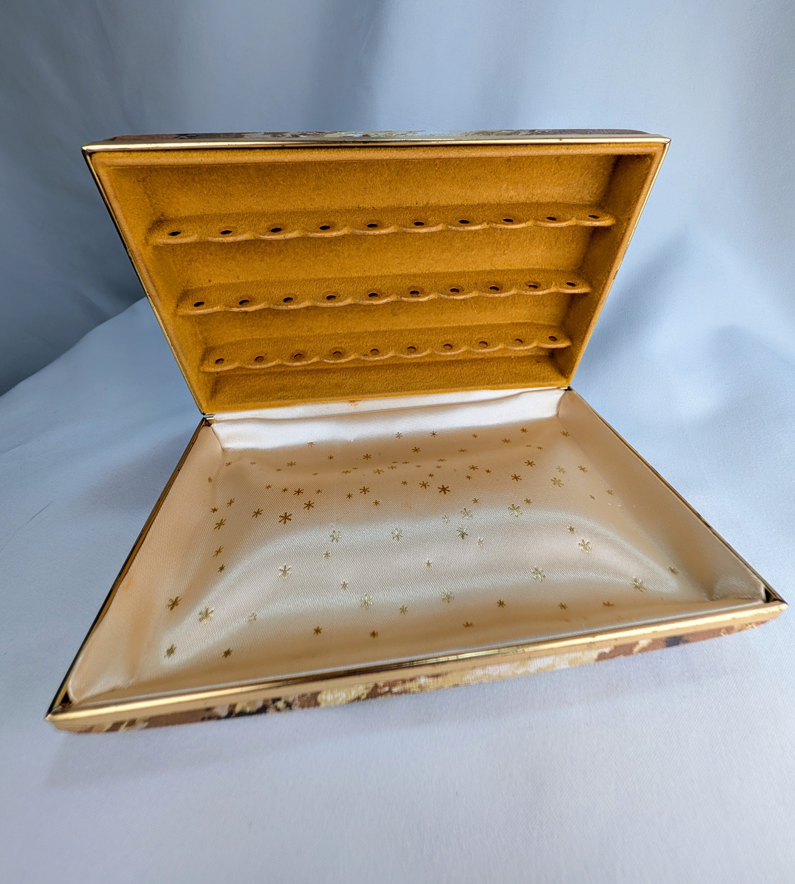 Vintage Mele & Co. 15 Pair Dangle Earring Travel Case Jewelry Organizer Storage Box