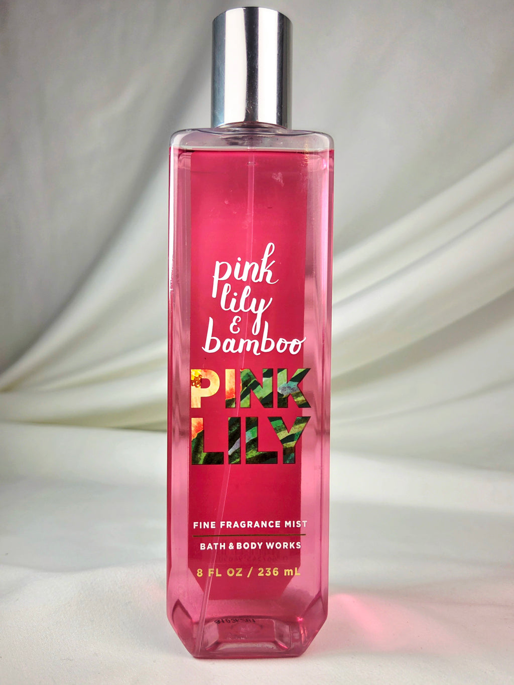 Bath & Body Works Pink Lily & Bamboo Fine Fragrance Mist 8 oz Discontinued Scent