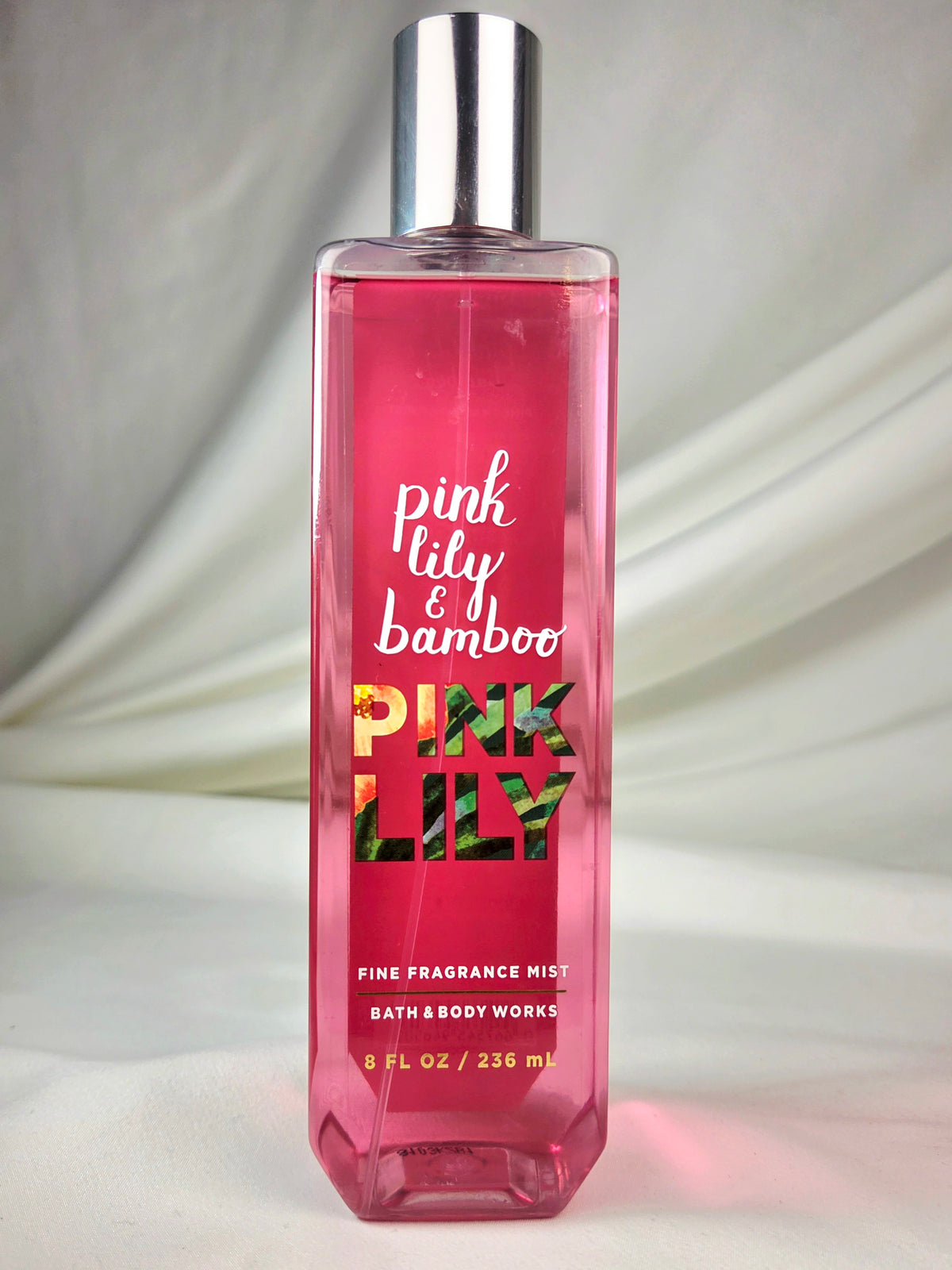 Bath & Body Works Pink Lily & Bamboo Fine Fragrance Mist 8 oz Discontinued Scent