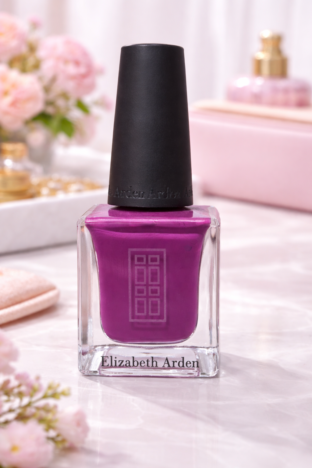 Elizabeth Arden Nail Lacquer Buckingham Blackberry C 5600-56 – New Berry Plum Nail Polish 0.5 oz / 14.7 mL
