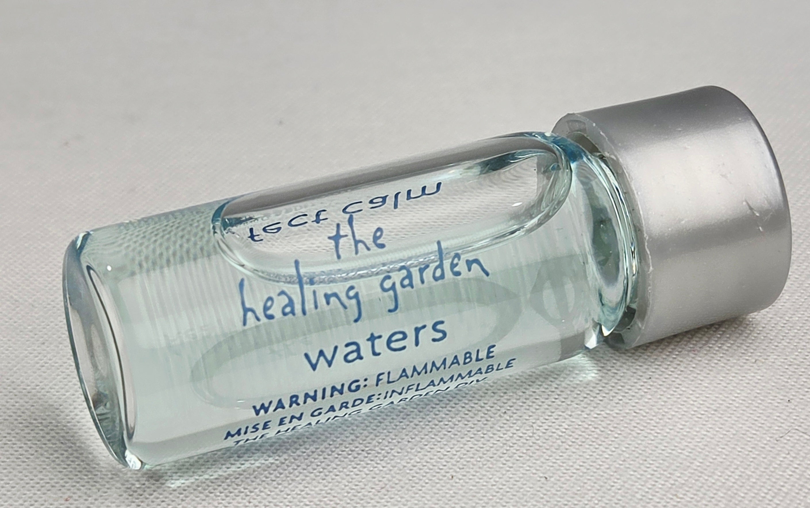 The Healing Garden Waters Perfect Calm Fragrance Splash Perfume Mini Sample Vial Collectible