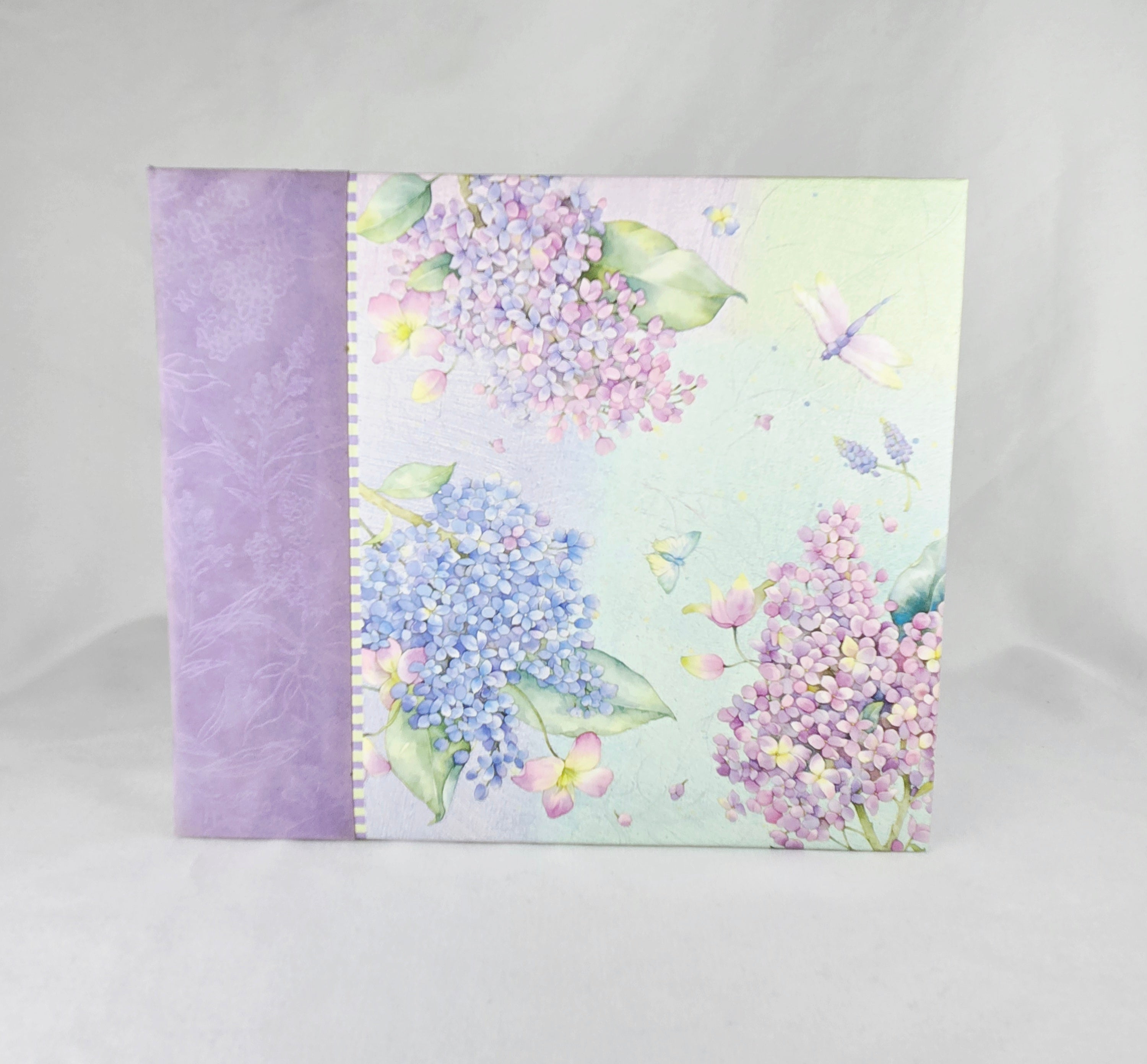 K&Company Floral 6.5"x 7.5" Photo Album – Brenda Walton Hydrangea Design