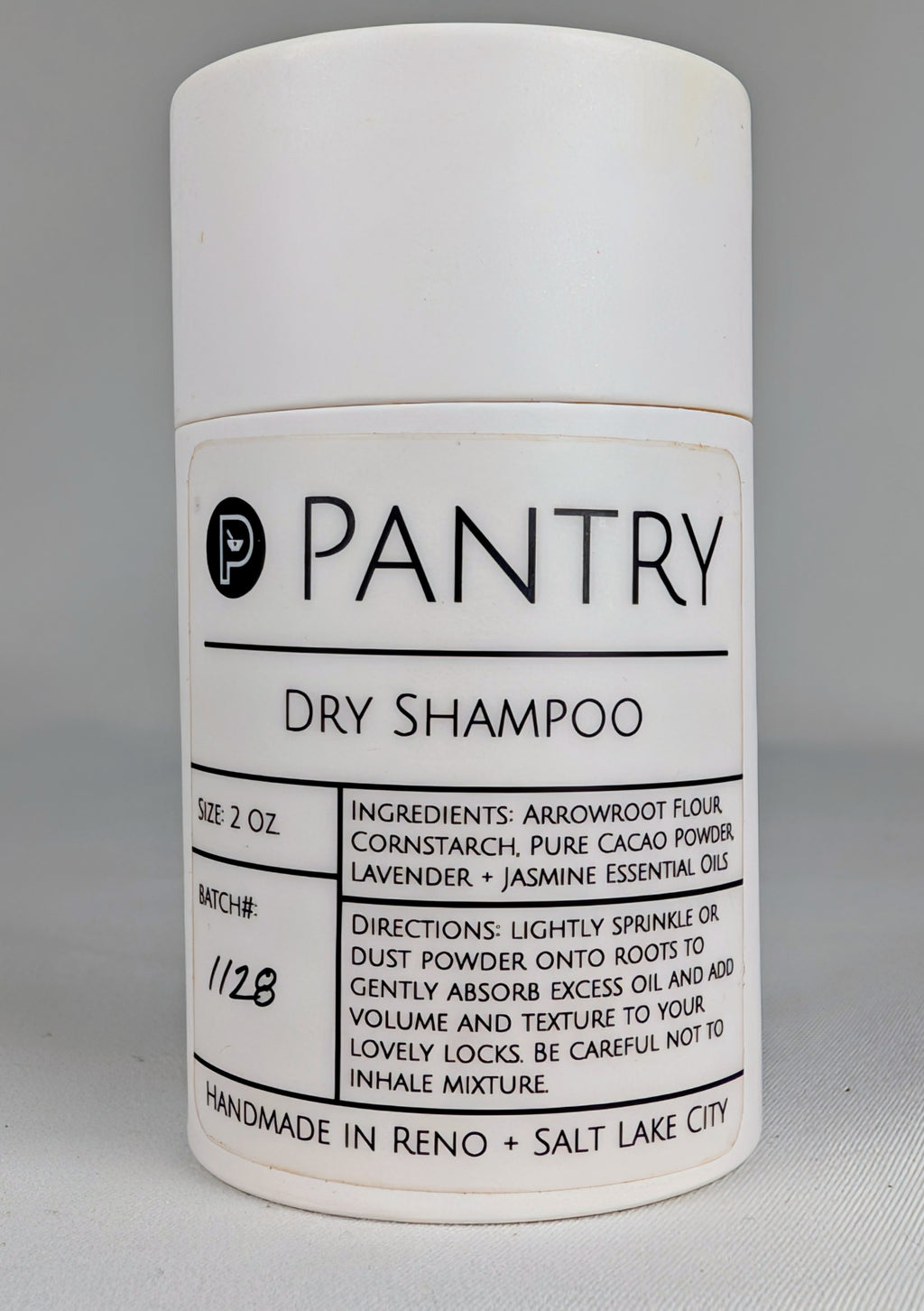 Pantry Handmade Dry Shampoo Powder Lavender Jasmine 2 oz Natural Hair Care