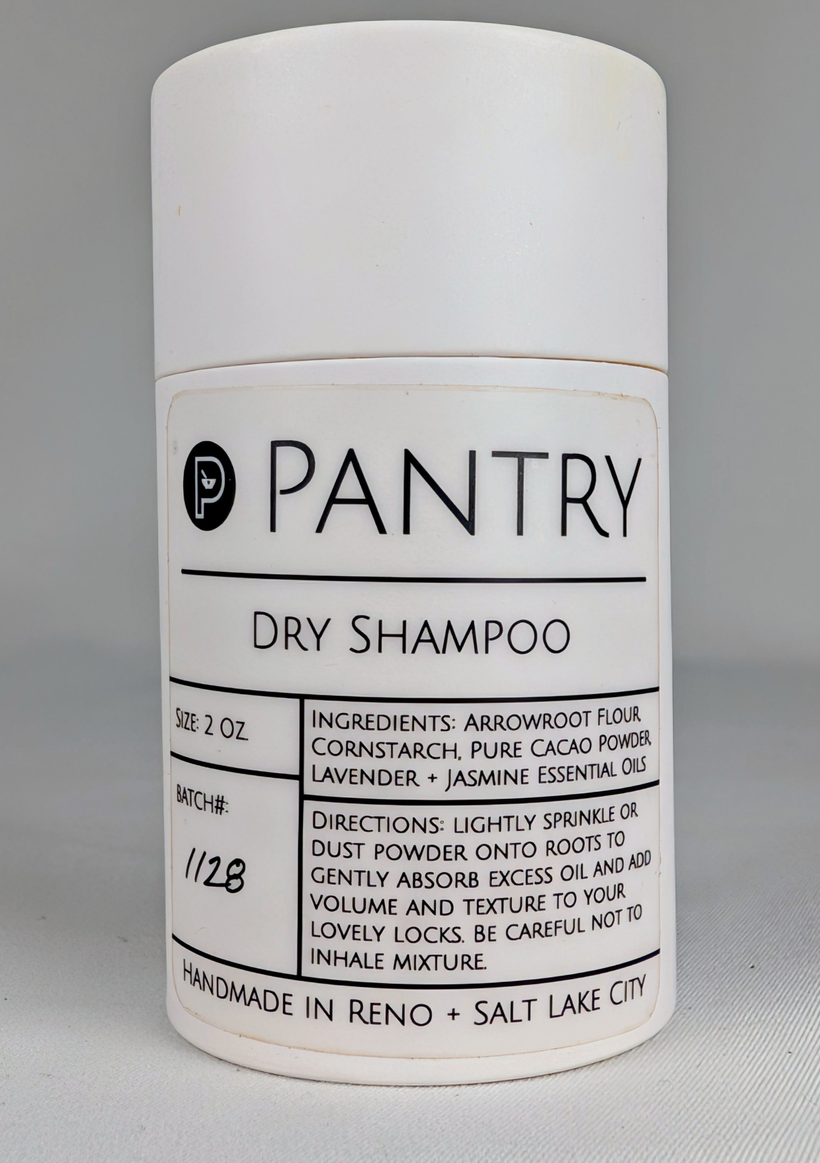Pantry Handmade Dry Shampoo Powder Lavender Jasmine 2 oz Natural Hair Care
