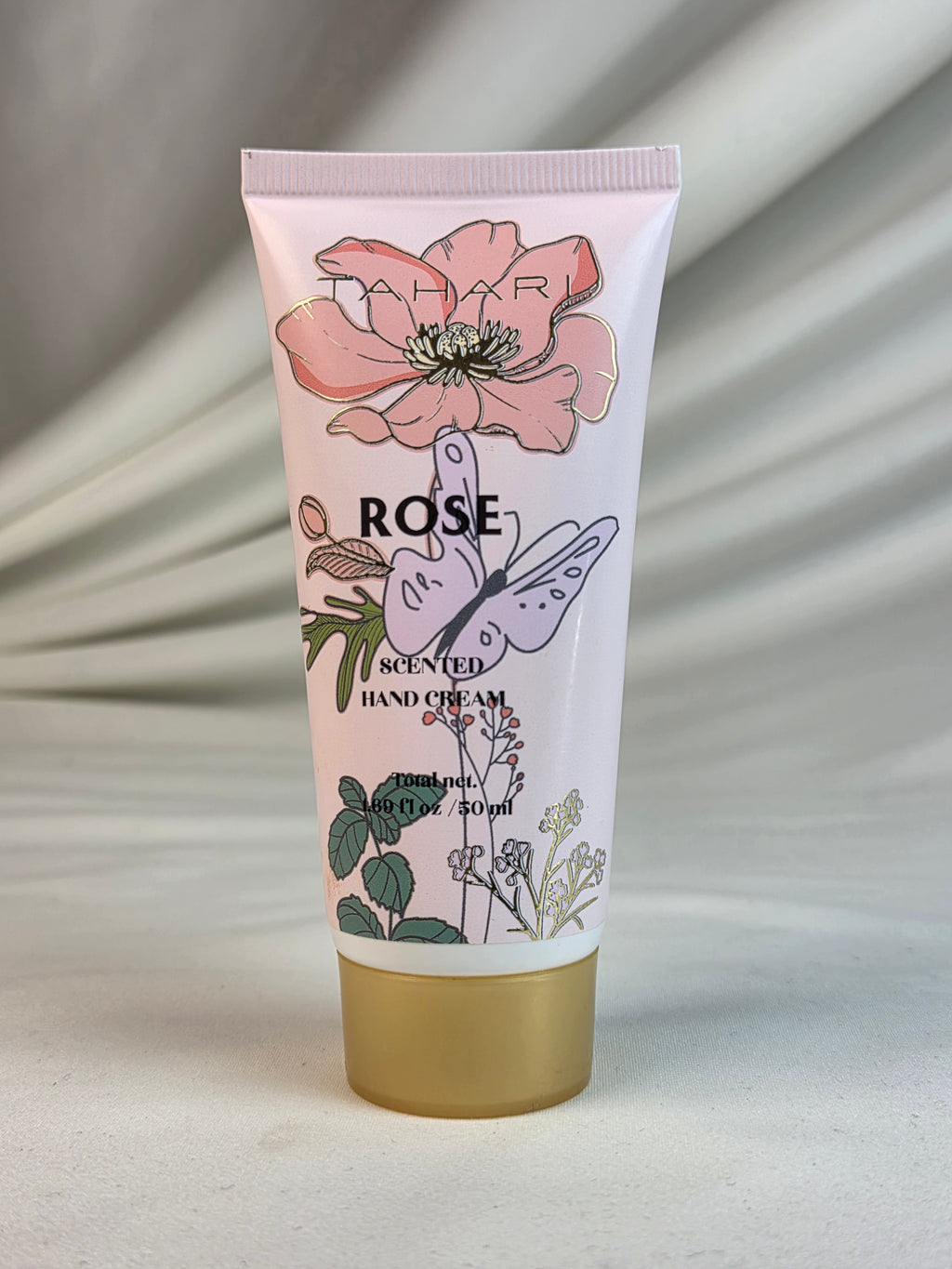 Tahari Rose Scented Hand Cream 1.69 oz 50 mL Factory Sealed Floral Moisturizer