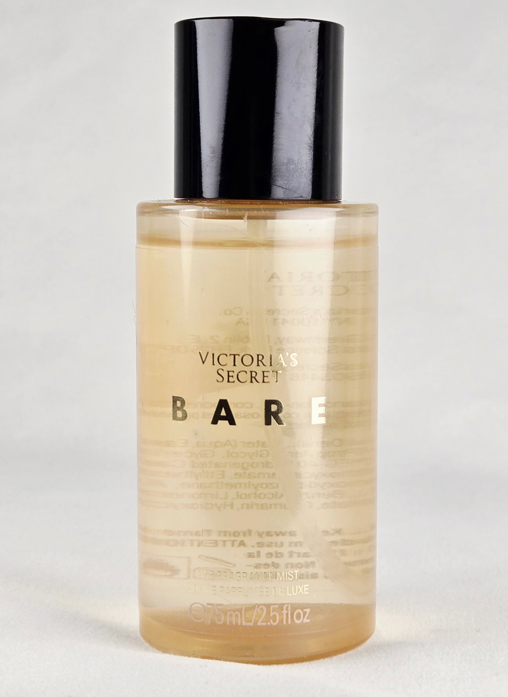 Victoria’s Secret Bare Fine Fragrance Mist 75 mL / 2.5 fl oz Body Spray Soft Skin Scent Travel Size