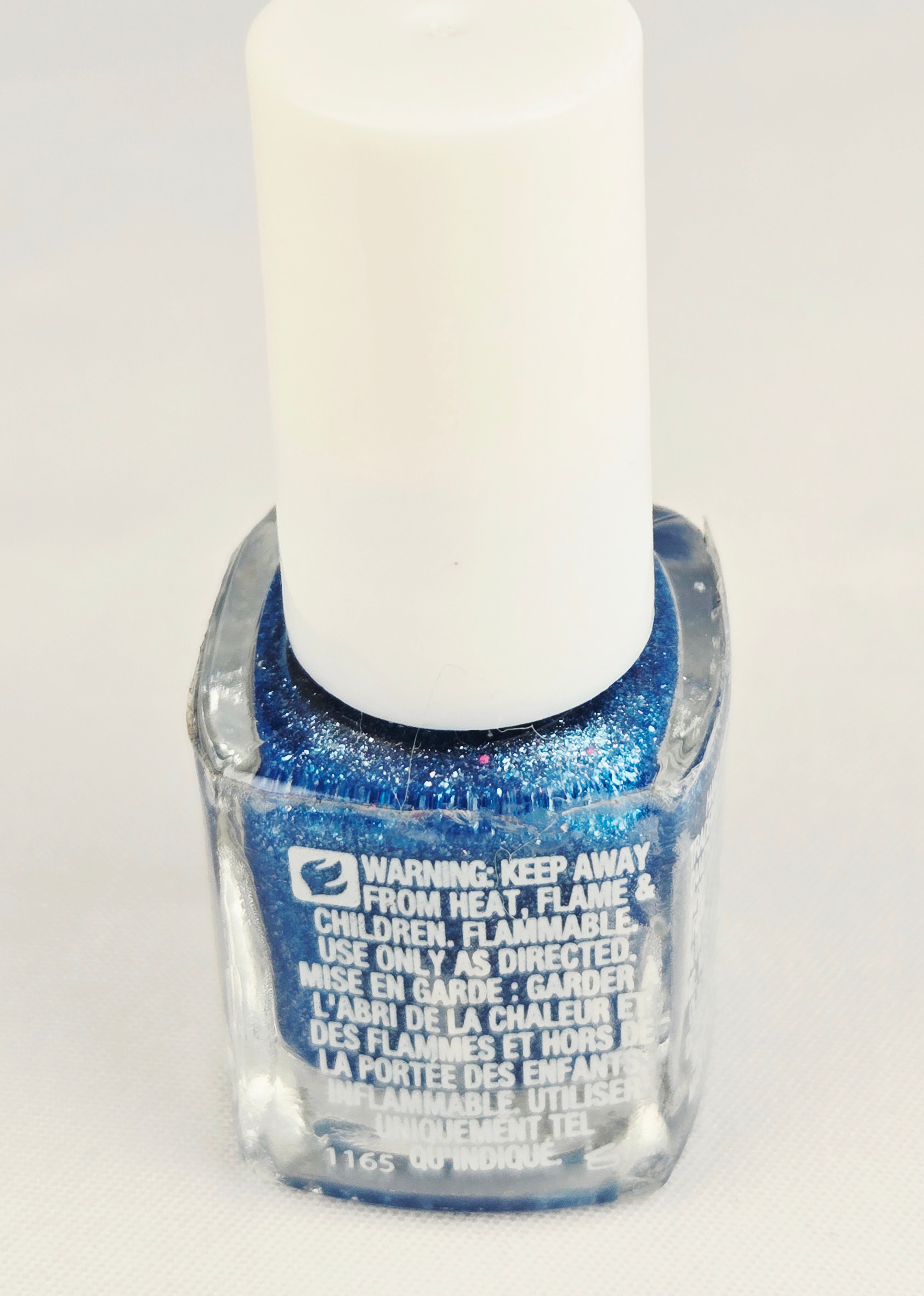 Hard Candy Just Nails Blue Glitter Nail Polish Mini – Vintage Y2K Sapphire Shimmer