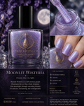 Moonlit Wisteria Lilac Shimmer Nail Lacquer | Liquid Krystal Co Prototype