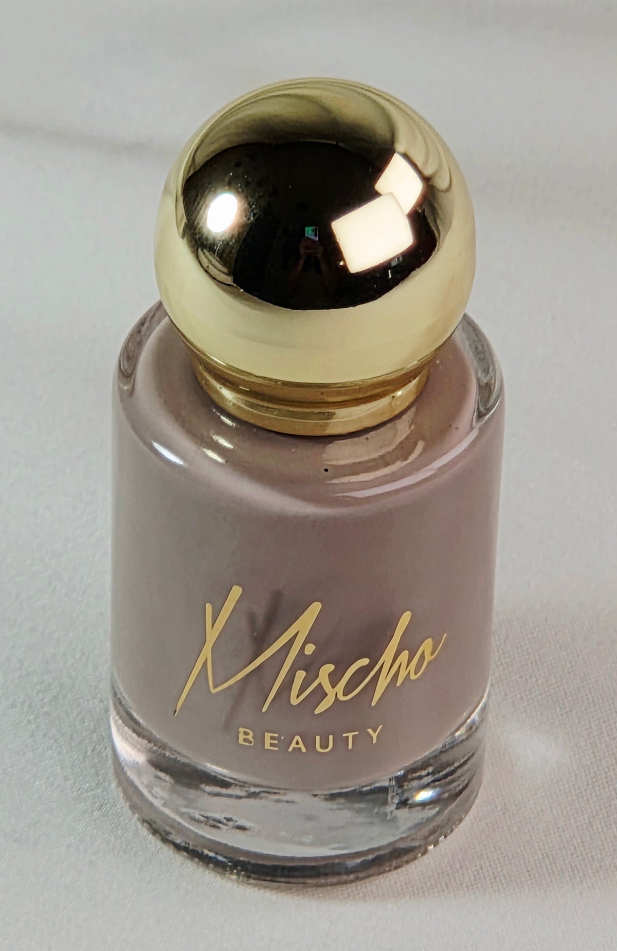 Mischo Beauty Unbroken Nail Polish 10-Free Dusty Lavender Mauve Greige 10 mL