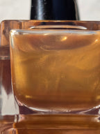 Liquescent Divinity - Sheer Antique Gold Shimmer Nail Polish - Liquid Krystal Co.  Handmade Indie Lacquer