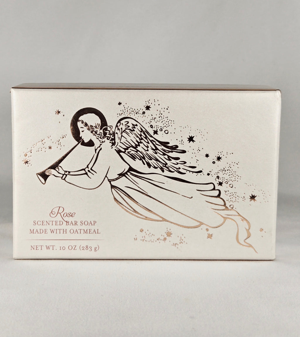 Rose Angel Oatmeal Bar Soap — Vintage Style Gift Box