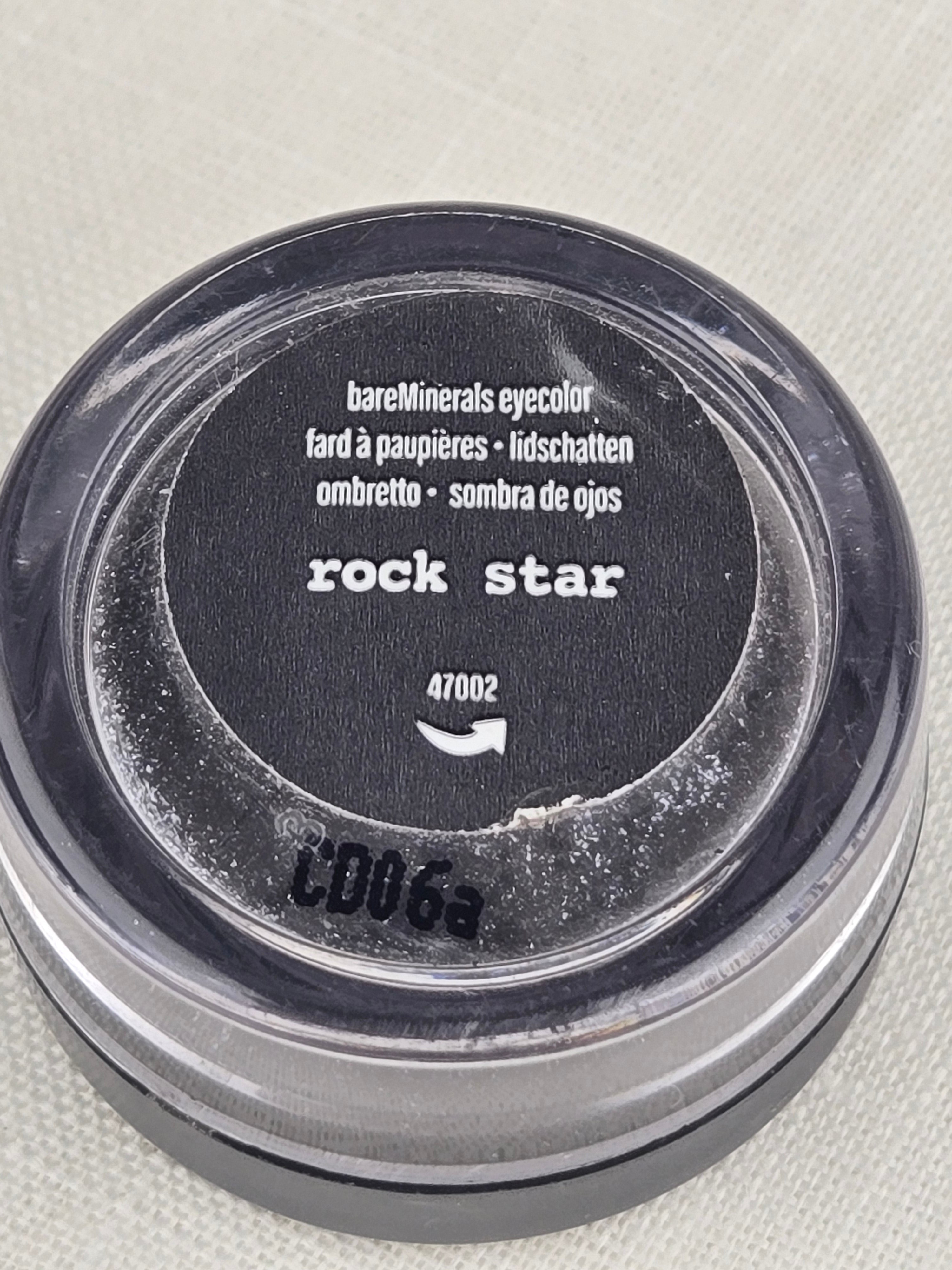 bareMinerals Rock Star Loose Eyeliner Black Iridescent Sparkle Shimmer Pigment (Discontinued Shade)