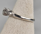 Antique Platinum Diamond Engagement Ring - EGL USA Certified - Size 5.5