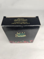 Rare Emeralds ✧ Vintage Avon Creme-to-Powder Perfume Compact (Gold Tone Star Compact, 3.0g / 0.10 oz)