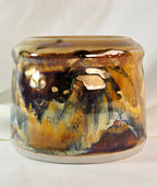 1991 Weintraub Signed Studio Art Pottery Vase – Iridescent Metallic Luster Glaze